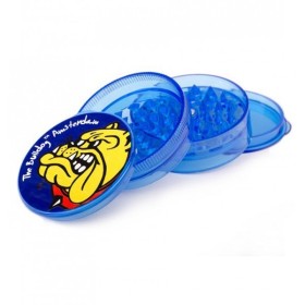 Grinder The Bulldog Plastica Blue Trasparente 4 parti