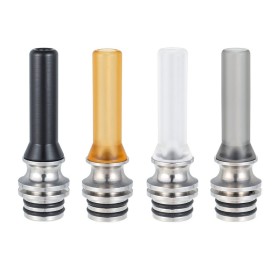 DRIP TIP 510 MTL Long Straight Smo-KingShop.it
