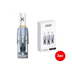 RESISTENZE POD TRASPARENTI CLEAR Per KIWI VAPOR 3 Pezzi