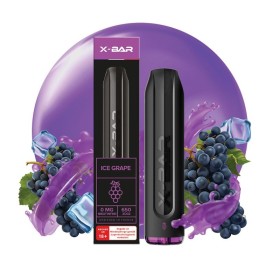 X Bar Ice Grape 500mAh Disposable Cigarette 650 Puff | Smo-king