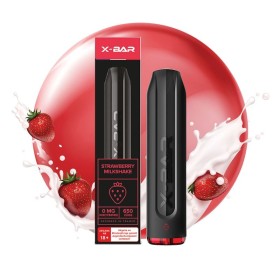 X Bar Strawberry Milkshake 500mAh Disposable Cigarette 650 Puff