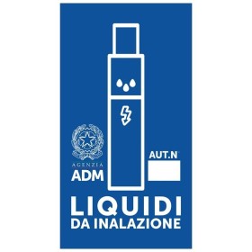 PANNELLO Insegna Bandiera ADM Liquidi da Inalazione