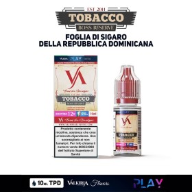 Tobacco Boss Reserve Play Liquido Pronto Nicotina 10 ml Valkiria