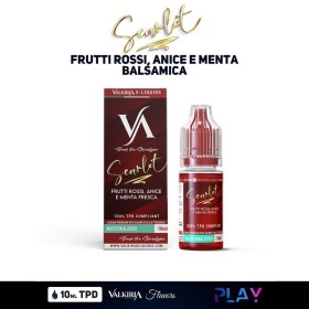 Scarlet Play Liquido Pronto Nicotina 10 ml Valkiria | SmoKingShop.it