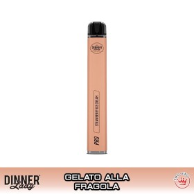 STRAWBERRY ICE CREAM VAPE PEN PRO Sigaretta Usa e Getta 600 Puff DINNER LADY