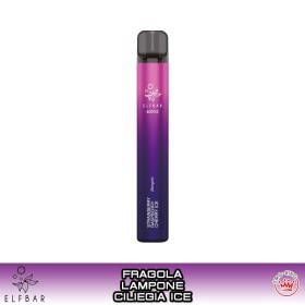 ELFBAR 600V2 STRAWBERRY RASPBERRY CHERRY ICE Sigaretta Usa e Getta