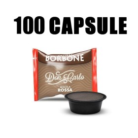 Miscela Rossa LAVAZZA A MODO MIO 100pz Capsule Caffè Borbone Don Carlo