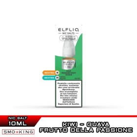 KIWI PASSION FRUIT GUAVA Liquido Pronto Nicotina 10 ml Elfliq by ElfBar