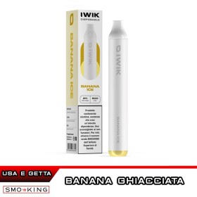 IWIK Banana Ice 400mAh Sigaretta Usa e Getta 600 Puff