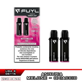 WATERMELON ICE Fuyl Pod Usa e Getta Dinner Lady 2 Pezzi