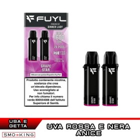 GRAPE STAR Fuyl Pod Usa e Getta Dinner Lady 2 Pezzi