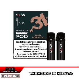 MINT TOBACCO N.31 Storm Pod Usa e Getta NOOVA 2 Pezzi