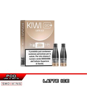 LATTE ICE KIWI GO PLUS Pod Usa e Getta Kiwi Vapor 2 Pezzi