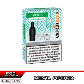 BUBBLE MENTA Pod Usa e Getta 2 ml VAPORART 1 Pezzo