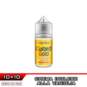 CUSTARD GOLD Mini Shot 10+10 Cyber Flavour
