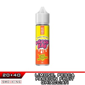 LEMON PEACH PASSION FRUIT ICE Vapor Bar Aroma 20 ml Reload Vape