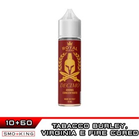 DECIMO Aroma Shot 10 ml in 60 ml ROYAL BLEND Tabacco Virginia Tabacco Burley Tabacco Dark Fire Cured