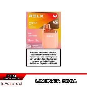 MagicGo Plus PINK LEMONADE Sigaretta Usa e Getta 700 Puff RELX