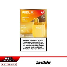 MagicGo Plus TRIPLE MANGO Disposable Cigarette 700 Puff RELX