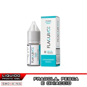 STRAWBERRY PEACH Nicotine Ready Liquid 10 ml Flavourage