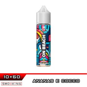 ON BEACH (Malibù) Aroma Shot 10 ml in 60 ml ROYAL BLEND Ananas Cocco Hierba Buena