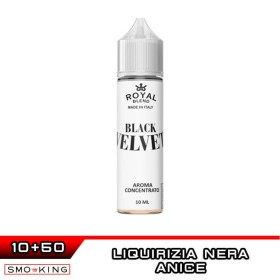BLACK VELVET Aroma Shot 10 ml in 60 ml ROYAL BLEND Liquirizia Anice