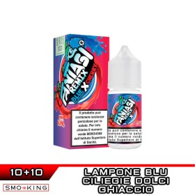 BLUE RASPBERRY X CHERRY ICE FANTASI REMIX Mini Shot 10+10 ml Vape Juice