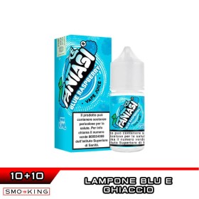 BLUE RASPBERRY ICE FANTASI Mini Shot 10+10 ml Vape Juice