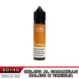 SALTED CARAMEL ICE CREAM Creamy Aroma Shot 20 Officine Svapo Gelato al Caramello Salato e Vaniglia