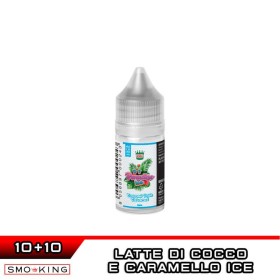 COCONUT MILK CARAMEL It's Paradise Ice Mini Shot 10+10 Donut King by Reload Vape Ice Caramello Latte di Cocco