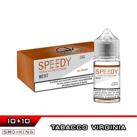 WEST Speedy for PODS Mini Shot 10+10 ml Easy Vape Tabacco Virginia Distillato