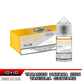 YELLOW Speedy for PODS Mini Shot 10+10 ml Easy Vape Tabacco Havana Vaniglia Custar