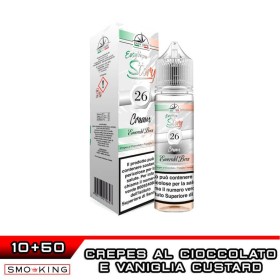 EMERALD BROS 26 Cream Aroma Shot 10+50 ml Easy Vape Story by Easy Vape Crepes Cioccolato Vaniglia Custard