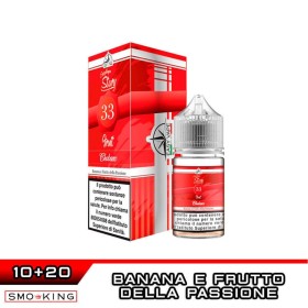CHUBASCO 33 Fruit Mini Shot 10+20 ml Easy Vape Story by Easy Vape Banana Frutto della Passione
