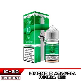 SUPER AMERICAN 12 Ice Mini Shot 10+20 ml Easy Vape Story by Easy Vape Limone Arancia Rossa Ice