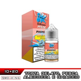 DOLORES DK Fresh Mini Shot 10+20 ml Easy Vape Torta Gelato Pesca Albicocca Ice