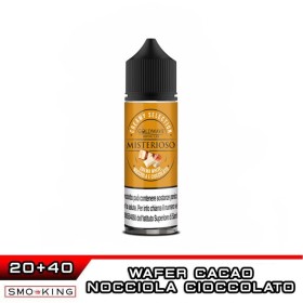 MISTERIOSO Creamy Selection Aroma Shot 20 ml GOLDWAVE Wafer Cacao Nocciola Cioccolato Bianco