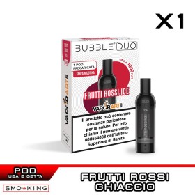 FRUTTI ROSSI ICE BUBBLE DUO Pod Usa e Getta VAPORART 1 Pezzo