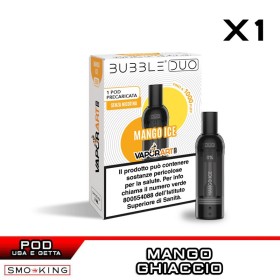 MANGO ICE BUBBLE DUO Pod Usa e Getta VAPORART 1 Pezzo