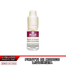 FRUTTI DI BOSCO ALLA LIQUIRIZIA Liquido Pronto Nicotina 10 ml PULP Frutti di Bosco Liquirizia