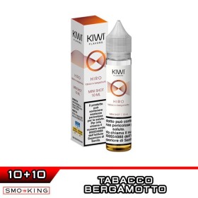 HIRO Aroma Mini Shot 10 ml KIWI Flavors Tabacco Bergamotto