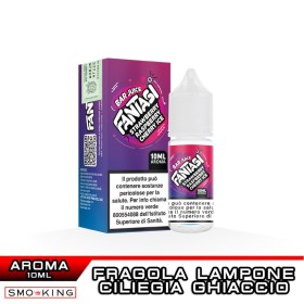 STRAWBERRY RASPBERRY CHERRY ICE Bar Juice Aroma Concentrato 10 ml Fantasi Vape