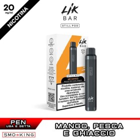 LIK BAR STILL Kit Batteria Ricaricabile 400mAh + Pod MR MANGO Suprem-e