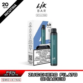 LIK BAR STILL Kit Batteria Ricaricabile 400mAh + Pod COTTON CANDY Suprem-e