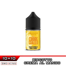 CUORE GIALLO Mini Shot 10+10 ml Goldwave Biscotto Crema al Mango