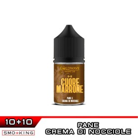 CUORE MARRONE Mini Shot 10+10 ml Goldwave Pane Crema di Nocciola
