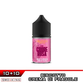 CUORE ROSA Mini Shot 10+10 ml Goldwave Biscotto Crema di Fragola