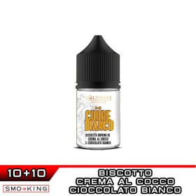 CUORE BIANCO Mini Shot 10+10 ml Goldwave Biscotto Cioccolato Crema al Cocco