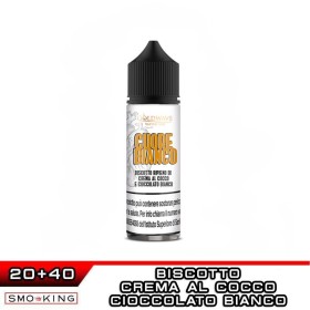 CUORE BIANCO Aroma Shot 20 ml GOLDWAVE Biscotto Cioccolato Crema al Cocco