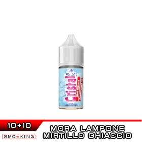 CRISTAL MORA MIRTILLO EXTRA ICE Mini Shot 10+10 ml Royal Blend Mora Mirtillo Lampone Ice
